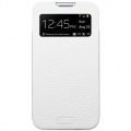 Кожаный чехол карман с окошком Spigen SGP для Samsung Galaxy S4 (GT-i9500) Crumena View (SGP10273) White 